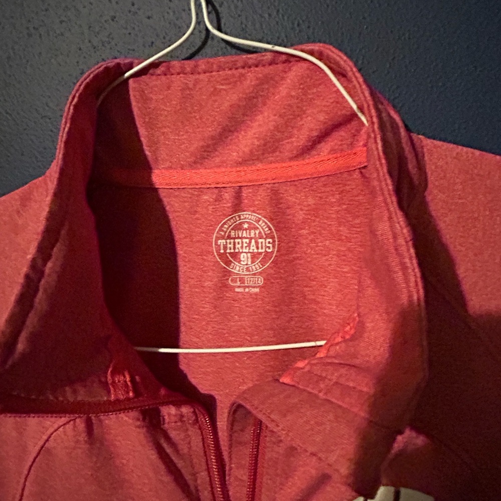Wisconsin Badgers Rivalry Threads ‘91 Red Varsity Jacket - Picture 2 of 3